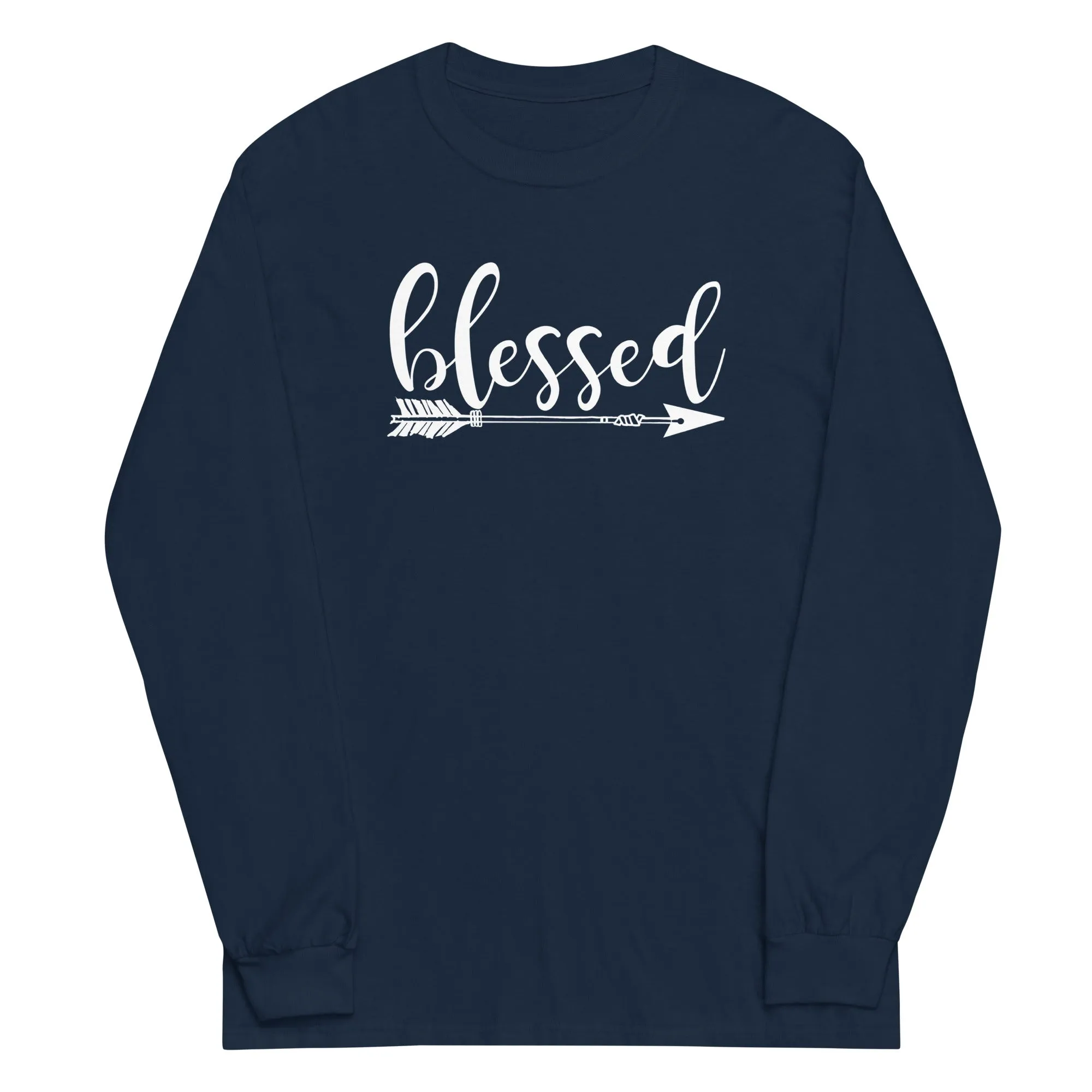 blessed Arrow Plus Size Long Sleeve Shirt - Several Colors Available